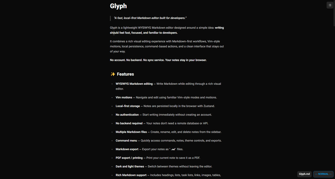 Glyph Interface Preview